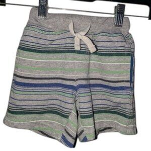 🐲3 FOR $9🦄 Gymboree Elastic Waist Pull On Drawstring Striped Boys Shorts Sport